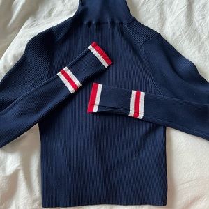 zara cropped turtleneck